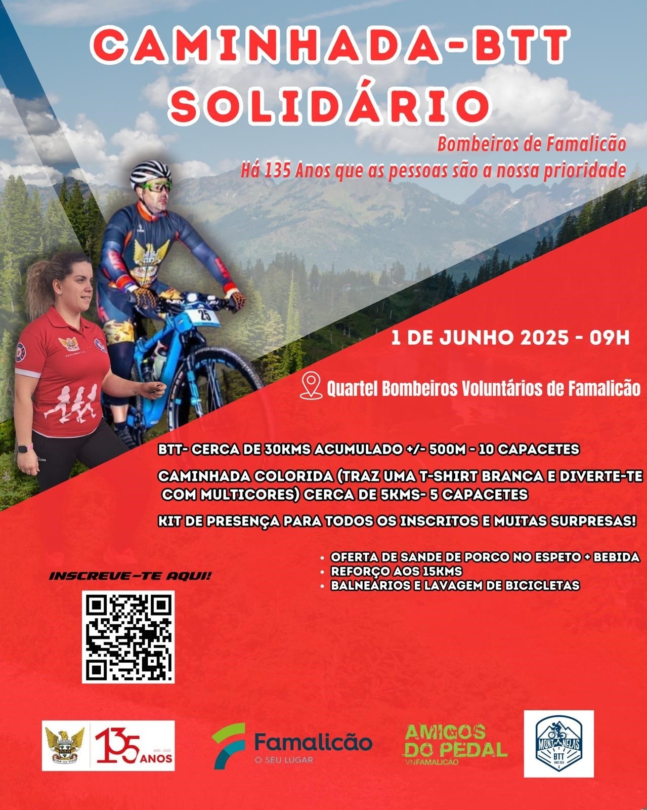 Passeio BTT e Caminhada Solidários – BVF 2025