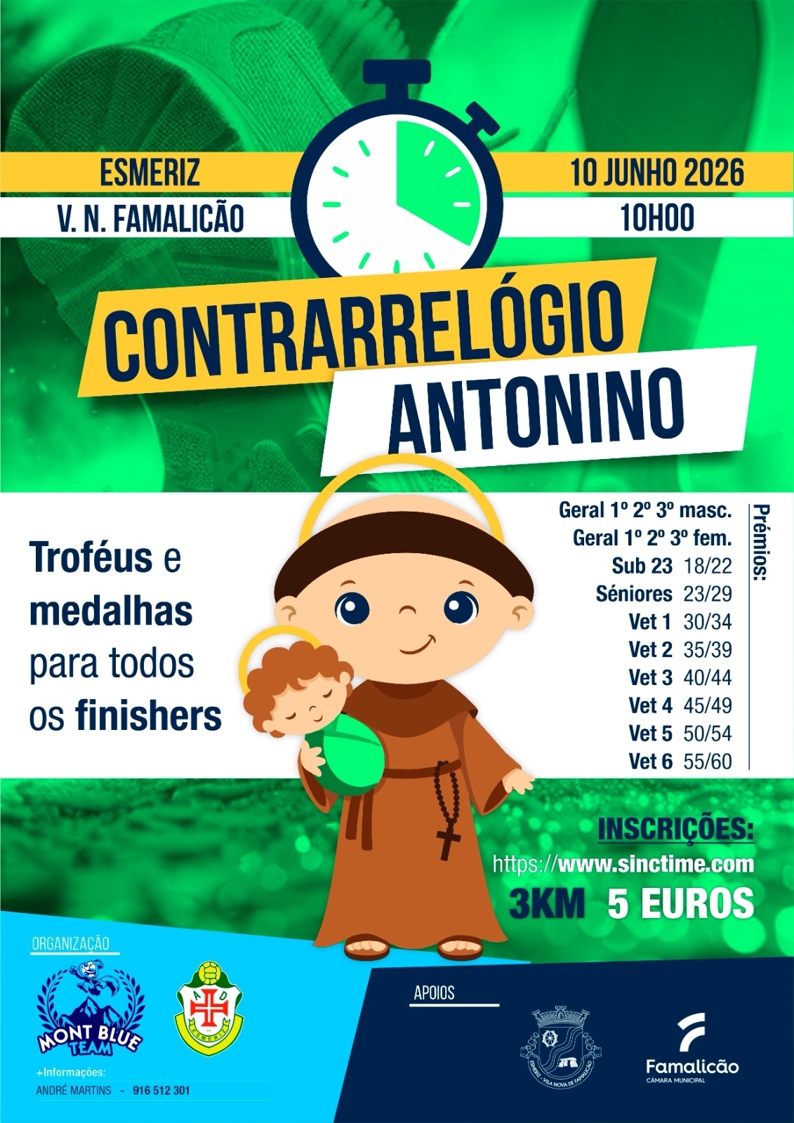 3º Contra Relógio Antonino 