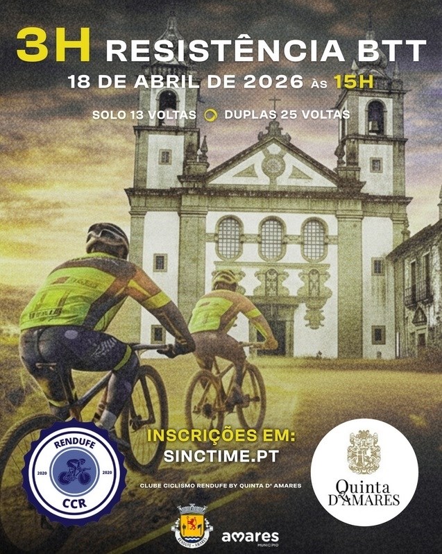 SincTime 3H RESIST NCIA BTT CLUBE CICLISMO DE RENDUFE BY QUINTA D AMARES SincTime 3H RESIST NCIA BTT CLUBE CICLISMO DE RENDUFE BY QUINTA D AMARES