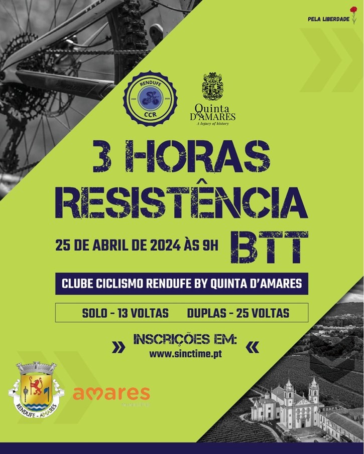 3H RESISTÊNCIA BTT CLUBE CICLISMO DE RENDUFE BY QUINTA D’AMARES